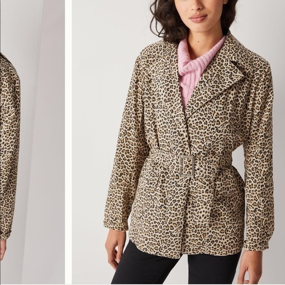 Anthropologie Jackets & Blazers - NWT Anthropologie Leopard Trench Coat